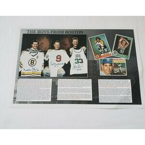 Boys From Boston Poster Unframed 18 X 12 inches Williams Orr Bird Imperfect